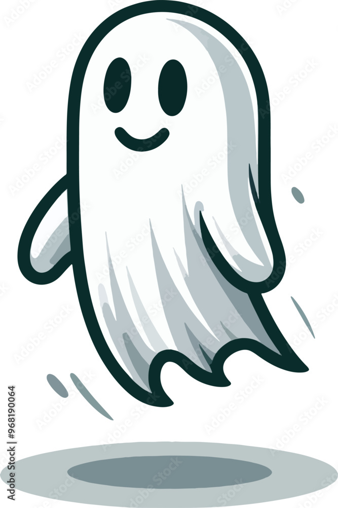 halloween cartoon ghost vector halloween cartoon ghost vector