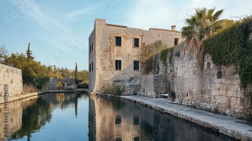 Architecture and outdoors blend in a historic Mediterranean city