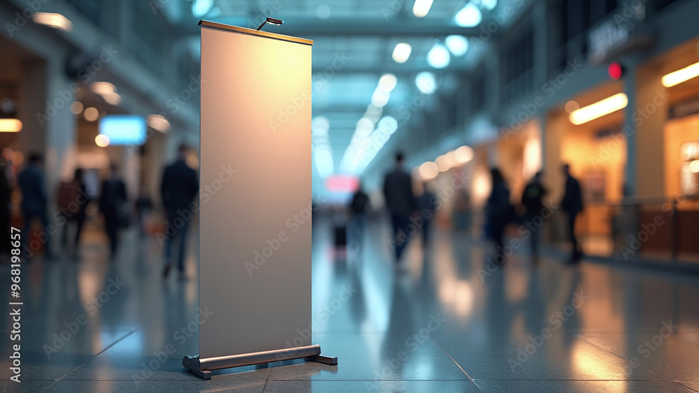Blank Advertising Billboard in Public Space