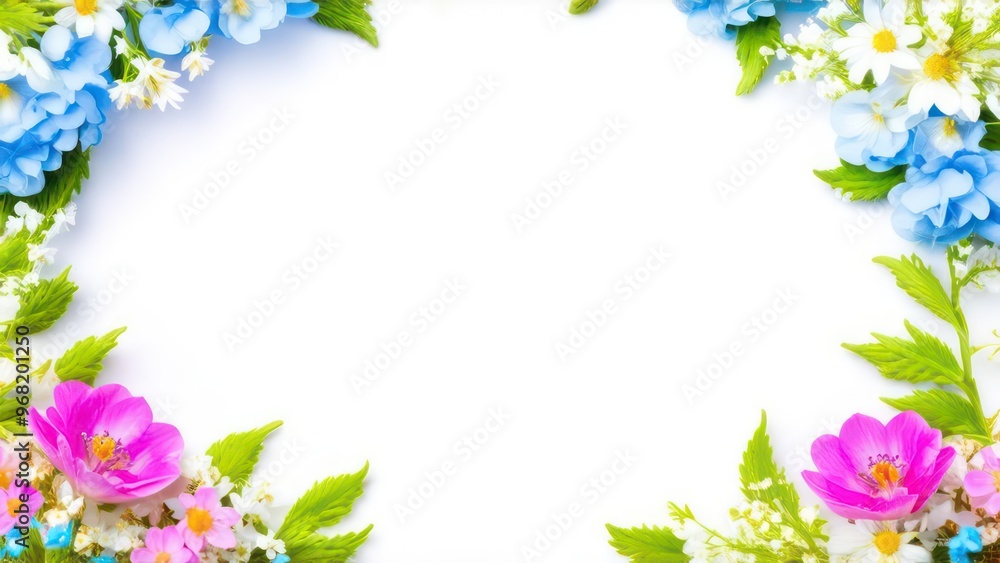 Beautiful light background for a greeting card with delicate flowers Beautiful light background for a greeting card with delicate flowers
