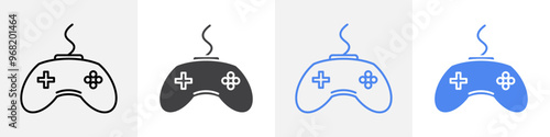 controller icon vector set use for web ui or app