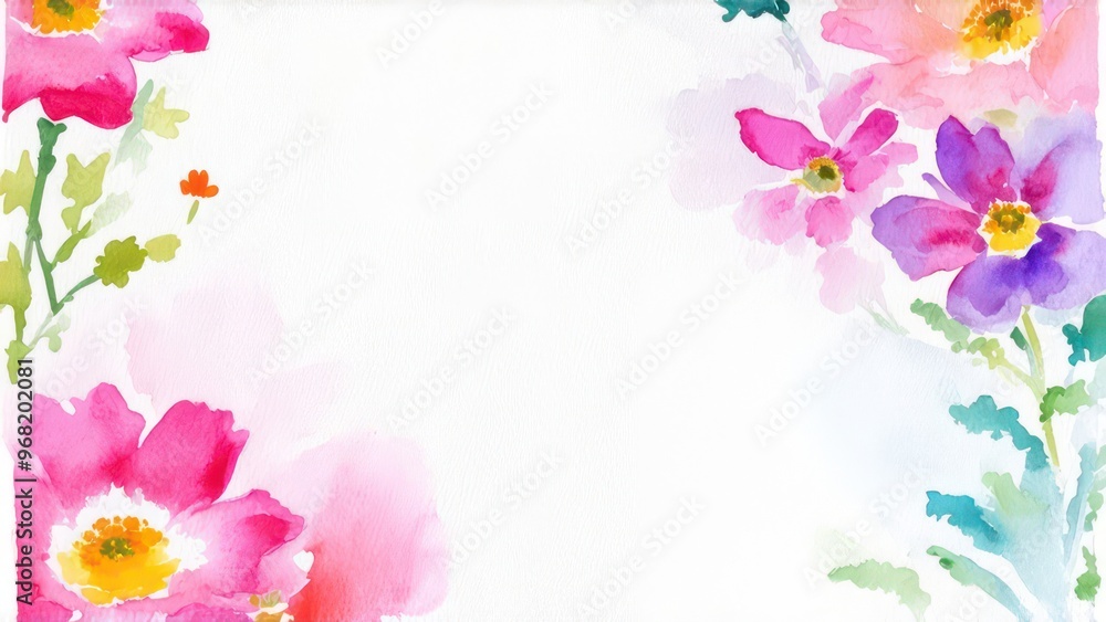 Beautiful light background for a wedding greeting card with delicate spring flowers Beautiful light background for a wedding greeting card with delicate spring flowers