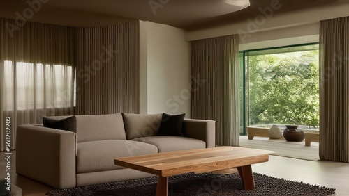 dining room with sage green walls, an antique wooden table and chairs, vintage black pendant lights, framed landscape paintings on the walls, candles in vases on top of the cabinets, a natural-texture