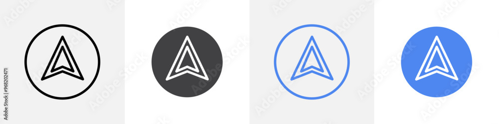 map direction icon vector set use for web ui or app map direction icon vector set use for web ui or app