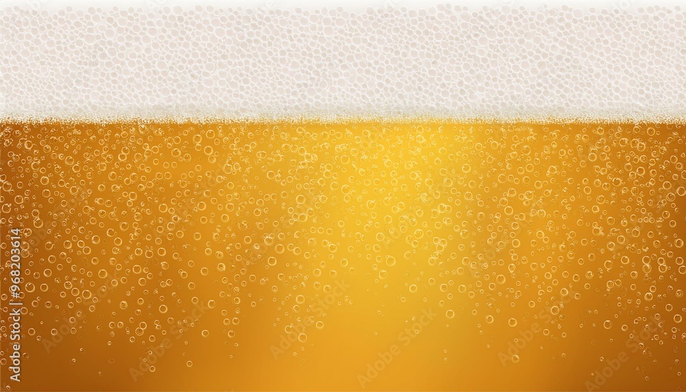 Realistic beer foam with bubbles. Beer glass with a cold drink. Background for bar design, oktoberfest flyers. Vector illustration Realistic beer foam with bubbles. Beer glass with a cold drink. Background for bar design, oktoberfest flyers. Vector illustration