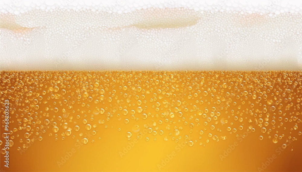 Realistic beer foam with bubbles. Beer glass with a cold drink. Background for bar design, oktoberfest flyers. Vector illustration Realistic beer foam with bubbles. Beer glass with a cold drink. Background for bar design, oktoberfest flyers. Vector illustration