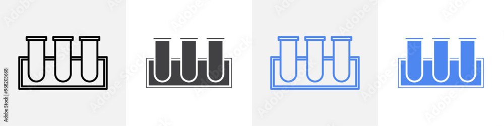 test tubes icon vector set use for web ui or app test tubes icon vector set use for web ui or app