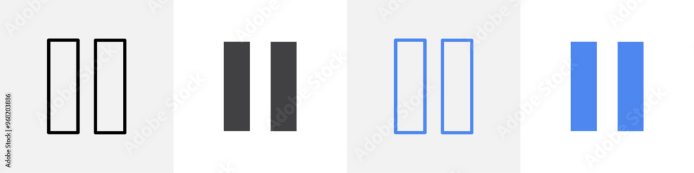video play icon vector set use for web ui or app video play icon vector set use for web ui or app