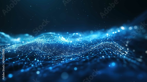 Abstract dark blue background