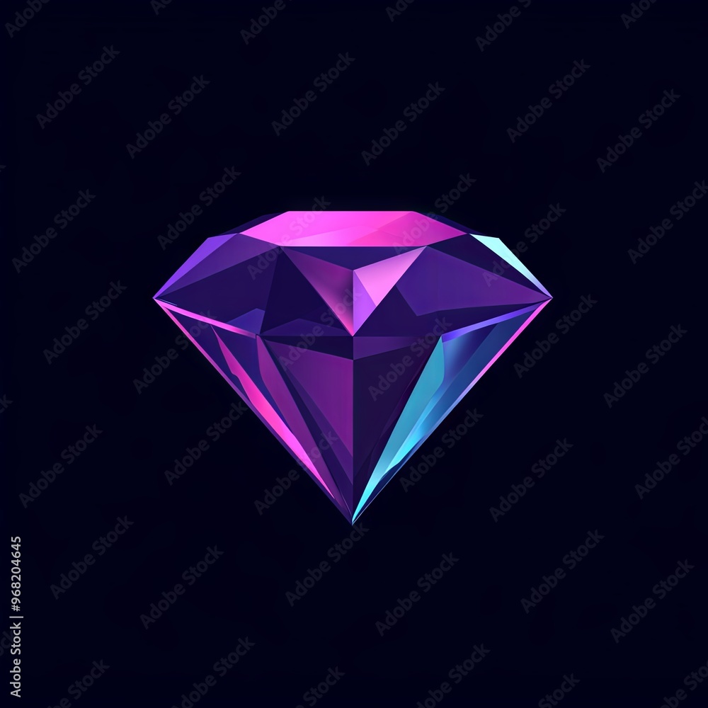 Diamond logo on isolated background Diamond logo on isolated background