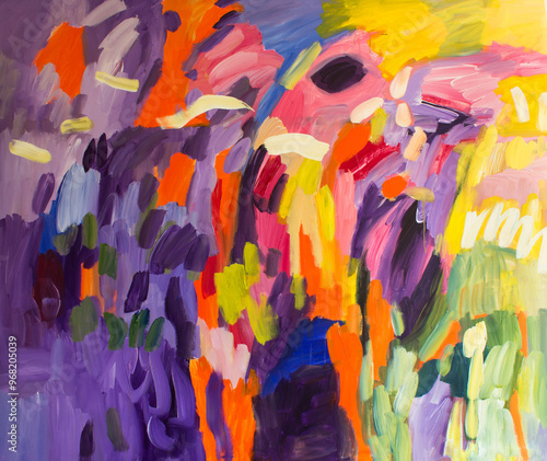 Obraz na plátně Painting as a Background