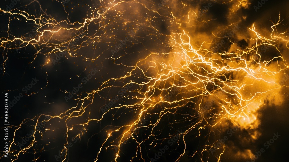 Golden Lightning Storm Golden Lightning Storm