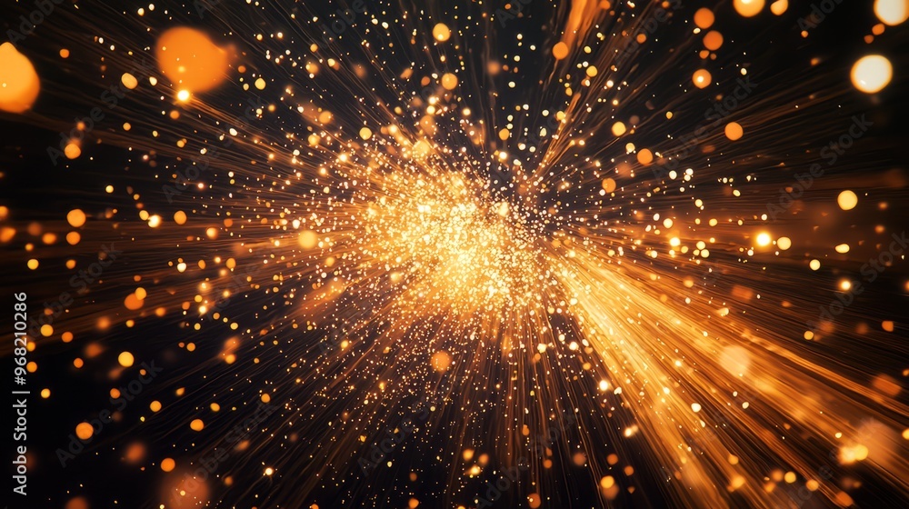 Golden Sparkles Abstract Background Festive Glittering Lights Bokeh Effect Celebration Holiday Sparkle Glow Shine Golden Sparkles Abstract Background Festive Glittering Lights Bokeh Effect Celebration Holiday Sparkle Glow Shine