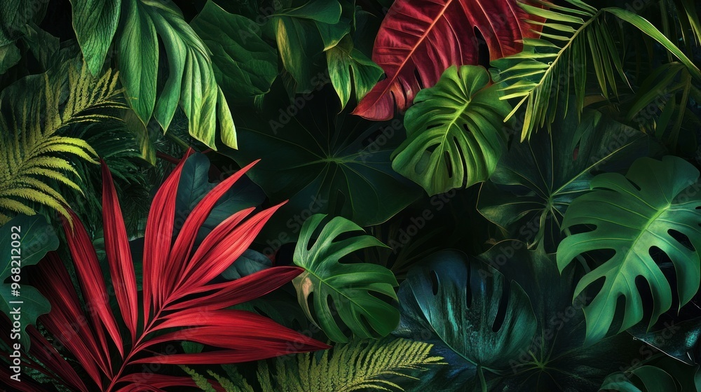 Vibrant Tropical Leaves Vibrant Tropical Leaves