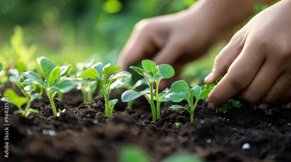 Cultivating seedlings sustainably involves nurturing young plants with care and environmentally friendly methods. Cultivating seedlings sustainably involves nurturing young plants with care and environmentally friendly methods.