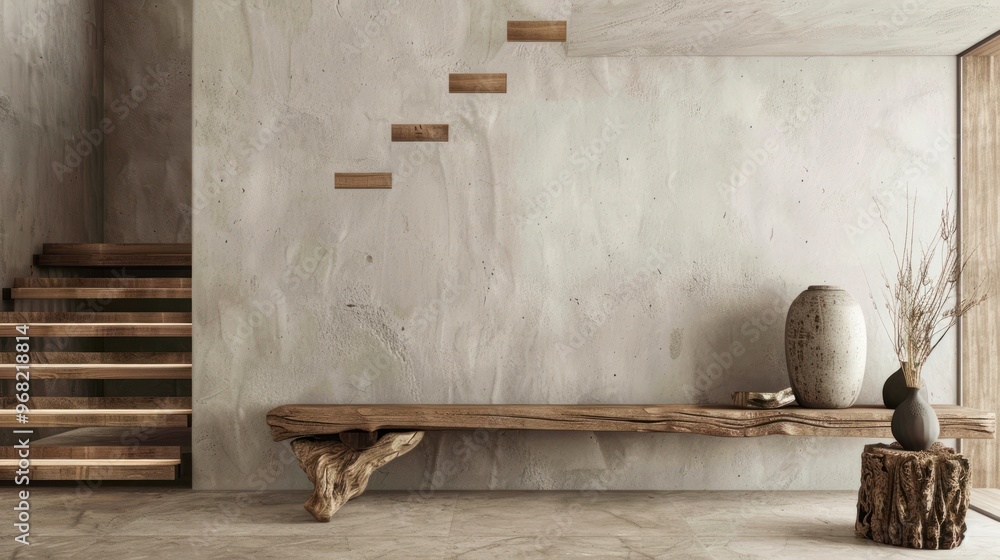Minimalist Interior Design with Wooden Elements Minimalist Interior Design with Wooden Elements