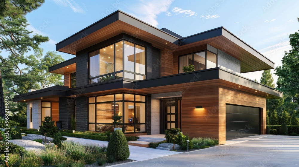 Modern House with a Contemporary Design Modern House with a Contemporary Design