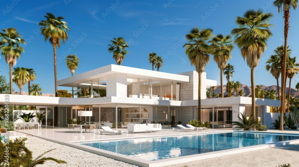 Fototapeta premium Modern Desert Oasis