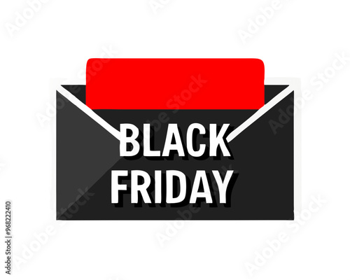 Sleek Black Friday email newsletter design template.