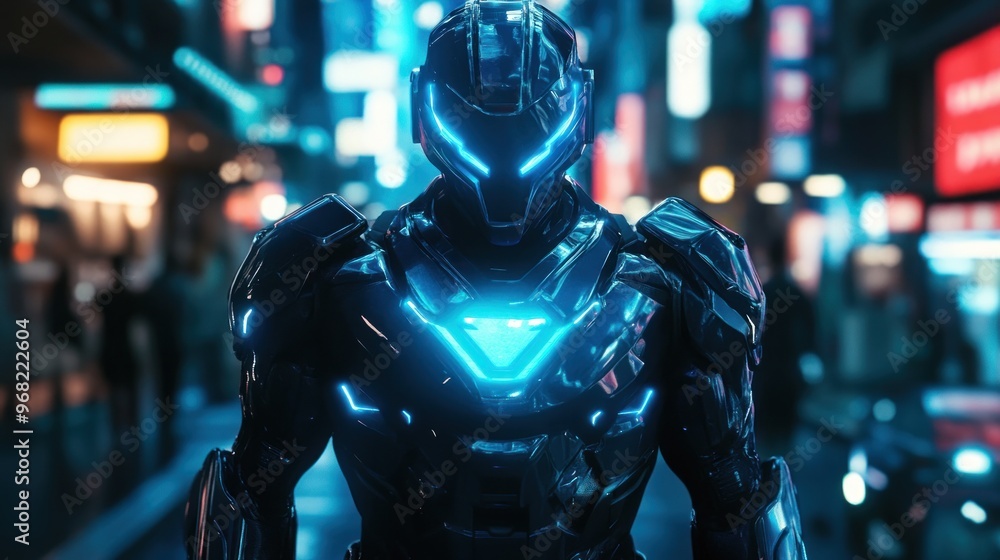 Cyberpunk City - Futuristic Armor Cyberpunk City - Futuristic Armor
