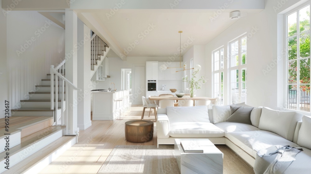Modern White Interior Design Modern White Interior Design