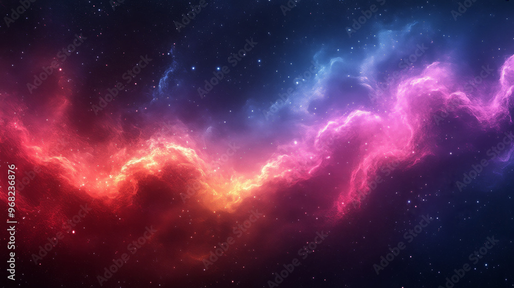 Abstract Grainy Glowing Colors Banner with Vibrant Dark Background Abstract Grainy Glowing Colors Banner with Vibrant Dark Background