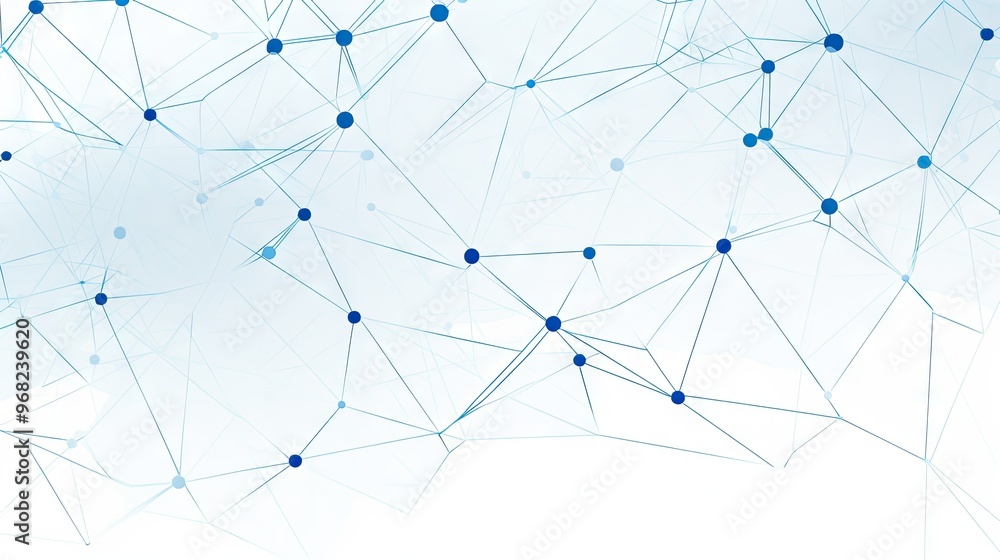 Abstract blue network Abstract blue network