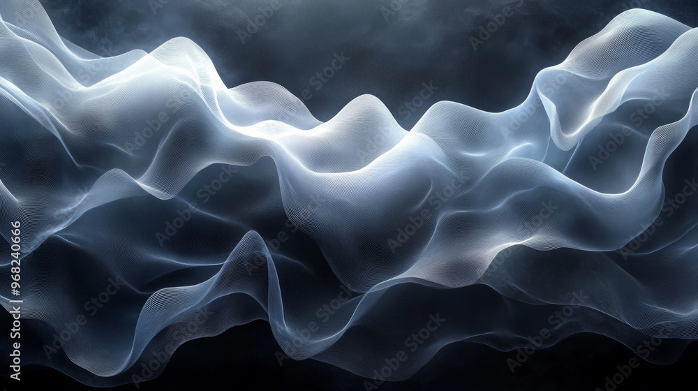 Obraz premium Abstract Dark Grainy Gradient Background with Noise Texture