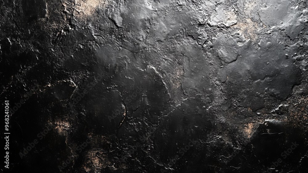 Fototapeta premium Abstract Black Gray White Grain Texture Background