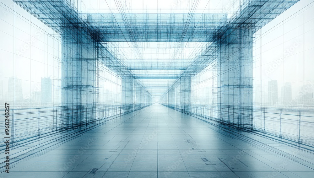 Abstract Architecture Corridor Abstract Architecture Corridor