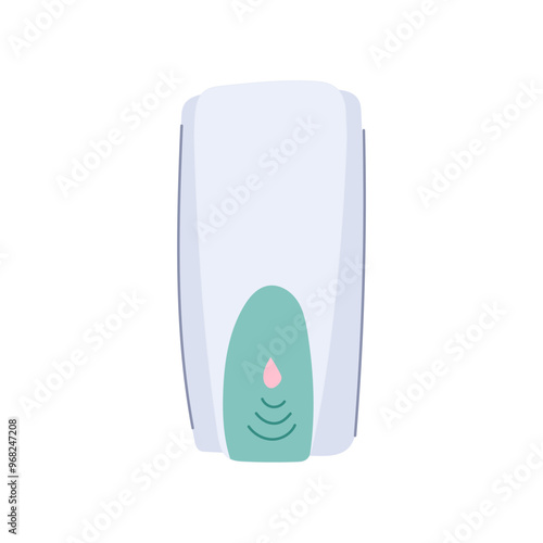hygiene wall soap dispenser cartoon. liquid mount, hands refillable, touchless manual hygiene wall soap dispenser sign. isolated symbol vector illustration