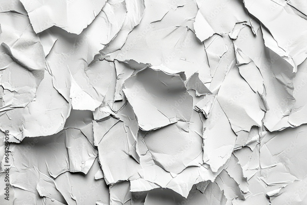 Abstract Cracked White Paint Surface Abstract Cracked White Paint Surface