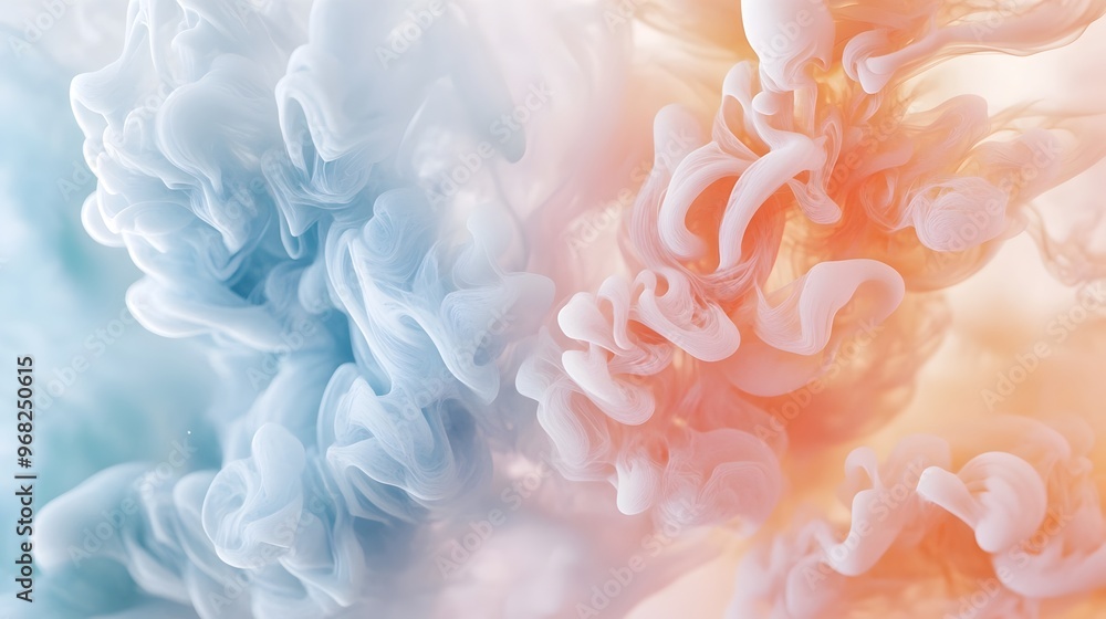 Ethereal Floral Arrangement in Soft Pastel Tones with Romantic Watercolor Effect Ethereal Floral Arrangement in Soft Pastel Tones with Romantic Watercolor Effect