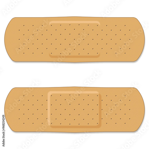 Band aid medical vector