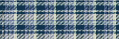 Hippie seamless tartan fabric, menswear check vector plaid. November textile texture pattern background in cyan and blue colors.