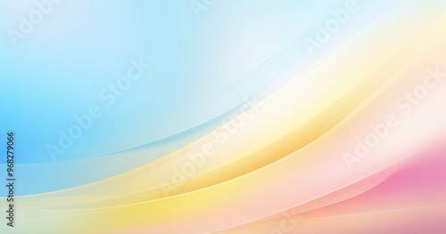 A soft gradient background featuring smooth curves in pastel colors, ideal for digital design and creative projects.