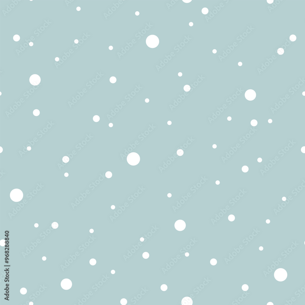 Falling snow vector seamless pattern. White splash on blue background. Winter snowfall hand drawn spray texture. Vector illustration Falling snow vector seamless pattern. White splash on blue background. Winter snowfall hand drawn spray texture. Vector illustration
