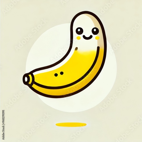 Modern Banana Logo photo