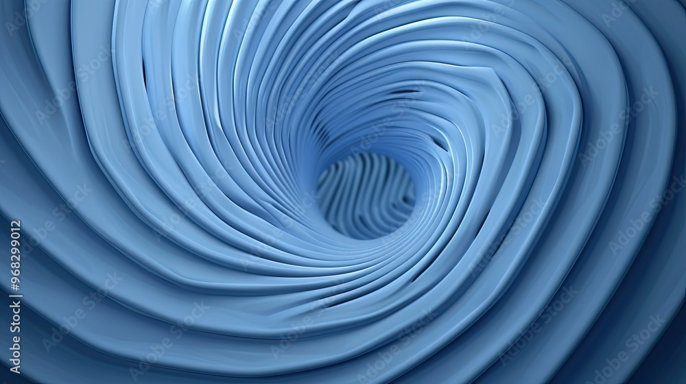 A swirling blue tunnel with smooth, flowing lines, creating a sense of depth and movement. A swirling blue tunnel with smooth, flowing lines, creating a sense of depth and movement.