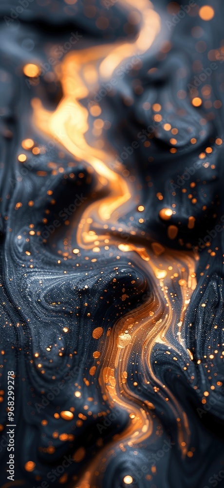 Fototapeta premium Artistic display, 3d abstract background, wallpaper, and banner, featuring intricate designs and striking visuals that enhance digital spaces with depth and creativity.