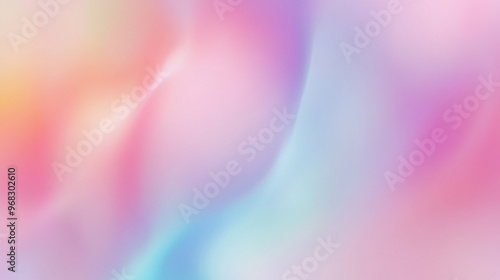 Abstract background with a blurred, bright, and soft pastel palette. This image evokes calmness and subtlety, blending gentle hues to create a serene and dreamy atmosphere