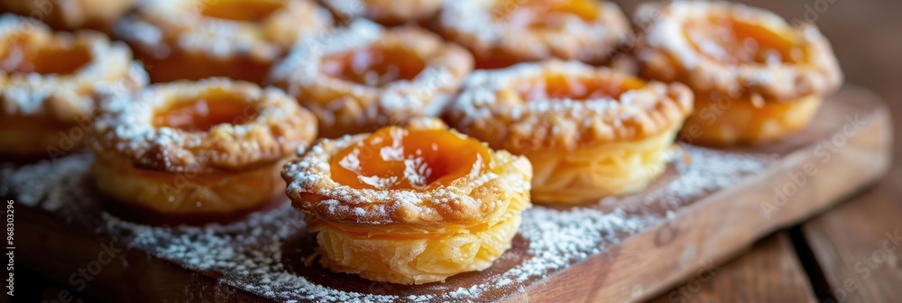 Traditional Sweet Pastries with Membrillo or Sweet Potato Filling Traditional Sweet Pastries with Membrillo or Sweet Potato Filling