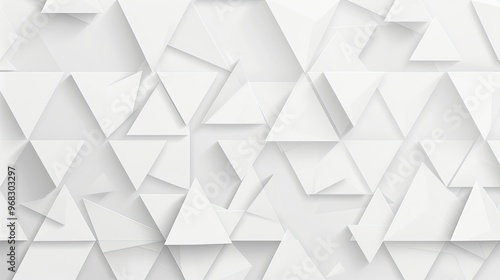 A textured background featuring a pattern of overlapping white triangles, creating a modern and minimalistic design.