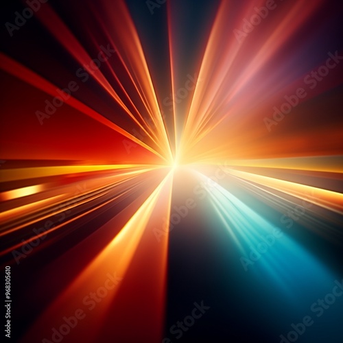 abstract background with rays