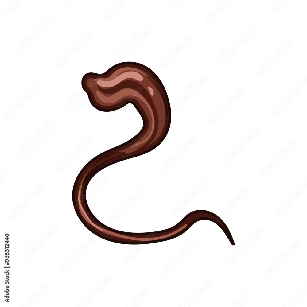 Fototapeta premium indulgent chocolate drip sause cartoon. homemade recipe, cocoa creamy, luscious velvety indulgent chocolate drip sause sign. isolated symbol vector illustration