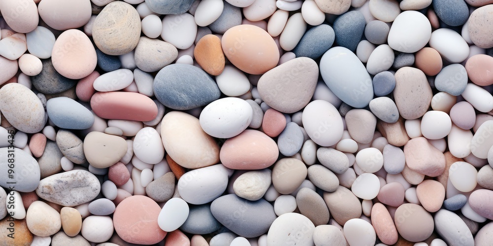 Smooth, colorful stones Smooth, colorful stones