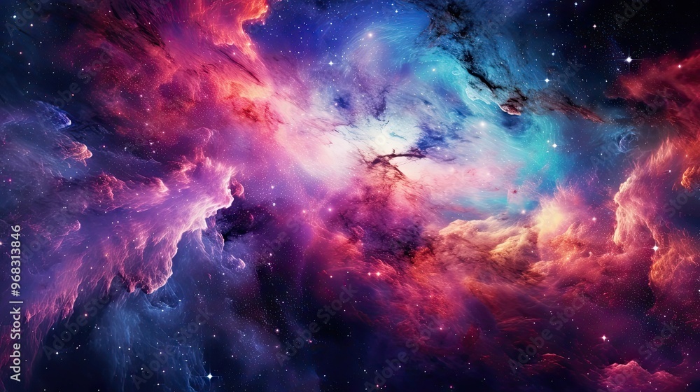 Fototapeta premium Cosmic clouds in space