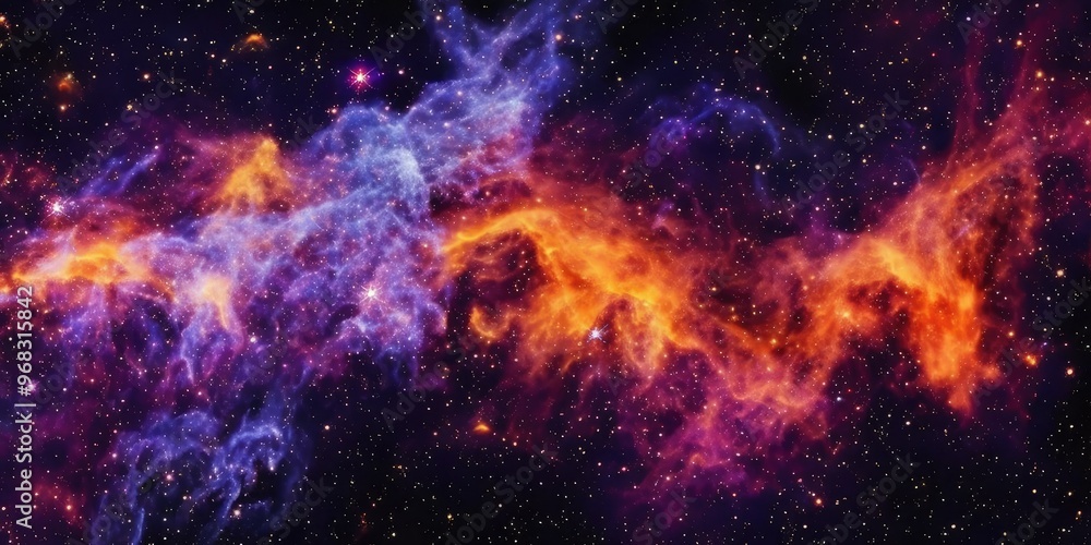 A nebula in space A nebula in space
