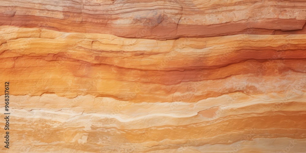 Striped rock formation Striped rock formation