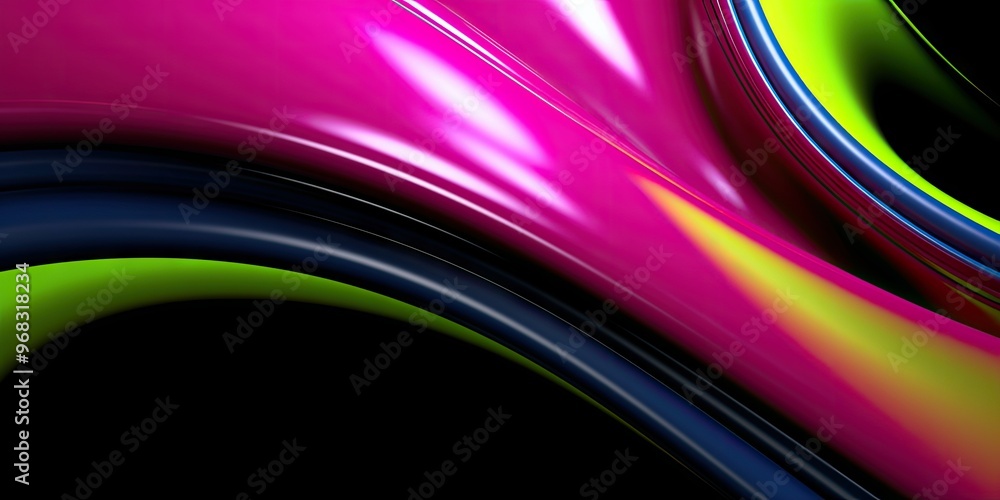 Abstract pink, green, and blue Abstract pink, green, and blue